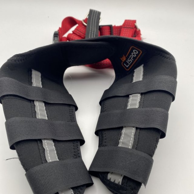 LISPOO Adjustable Dog Knee Brace for Back Leg Support (XS)