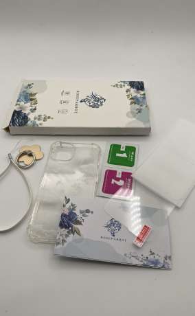 RoseParrot Clear Phone Case Kit (with screen protector & accessories)