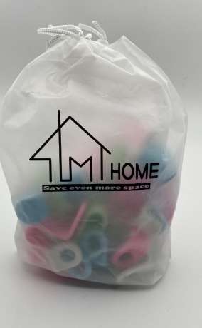 Space Saver Storage Bag Clips Set (Multi-Color)