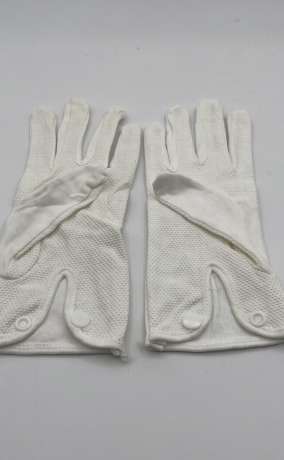 Beaded Parade Cotton Gloves with Grip - Non-Slip Costume / Uniform