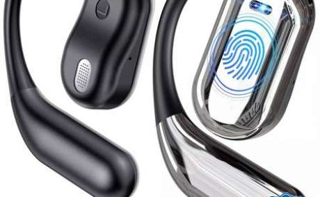 EUQQ Open Ear Bluetooth 5.4 Earbuds, Wireless Headphones Sport Over Ear