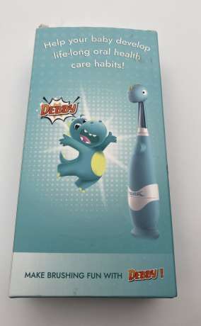 Papablic “Debby” Baby Electric Toothbrush - Fun Dinosaur Design