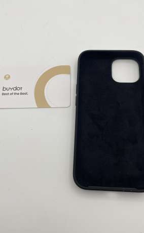 Buydot Soft Black Silicone Phone Case - Minimal Protective Cover (iPhone Square Camera Models)