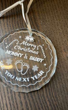 Personalized “See You Next Year” Christmas Ornament